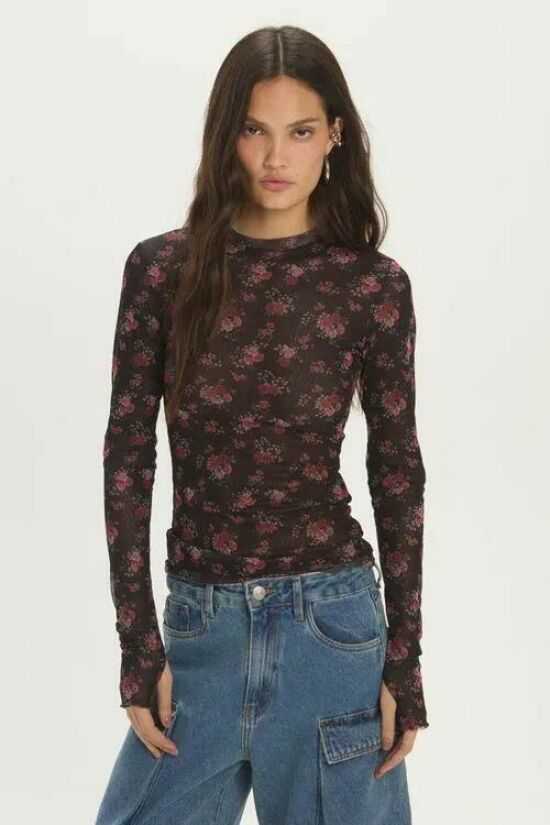 Imagem de Blusa Liz Flower Liberty Le Blog